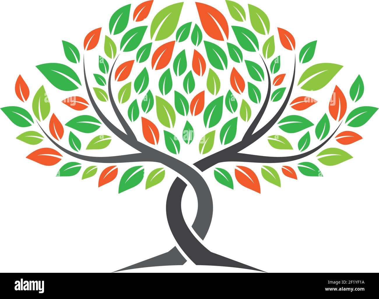 Tree logo template vector icon illustration design Stock Vector Image ...