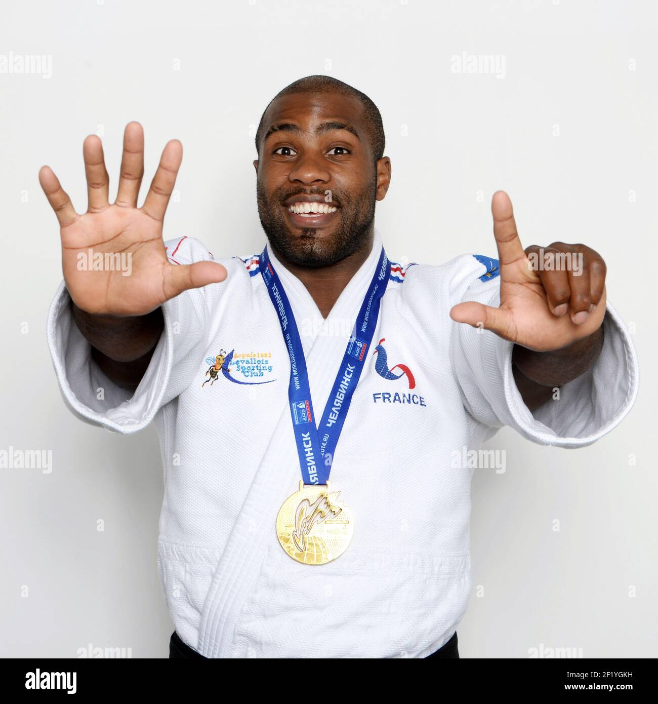 Teddy Riner Height France's judoka Teddy Riner after becoming World Champion for the ...
