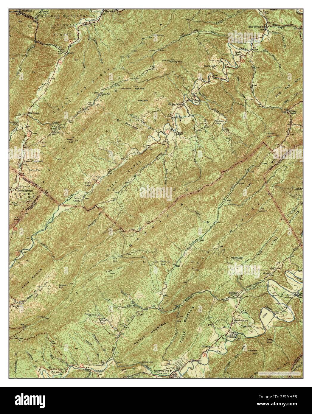 Map of new castle virginia hires stock photography and images Alamy