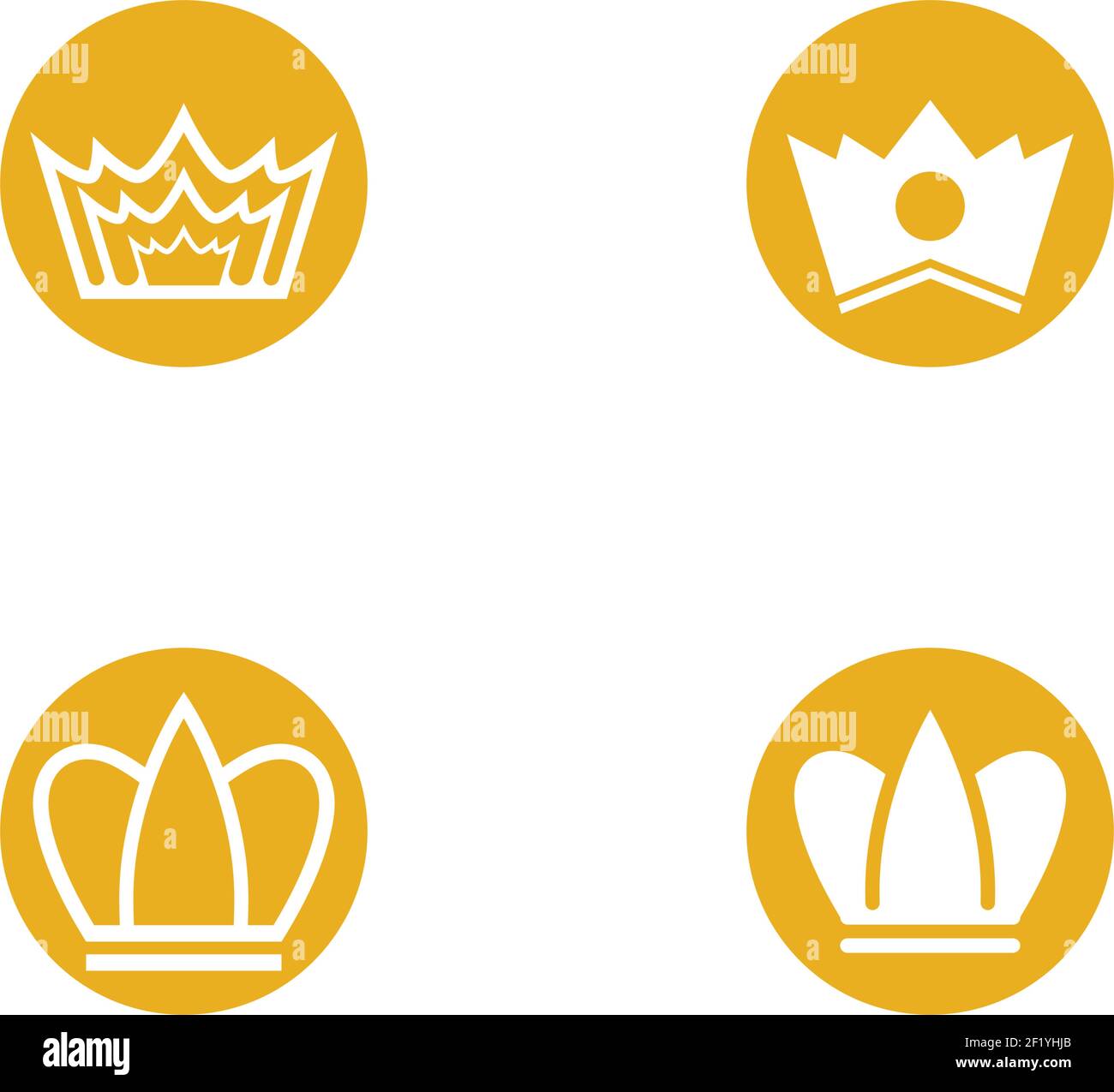 Crown Logo Template vector illustration Stock Vector Image & Art - Alamy