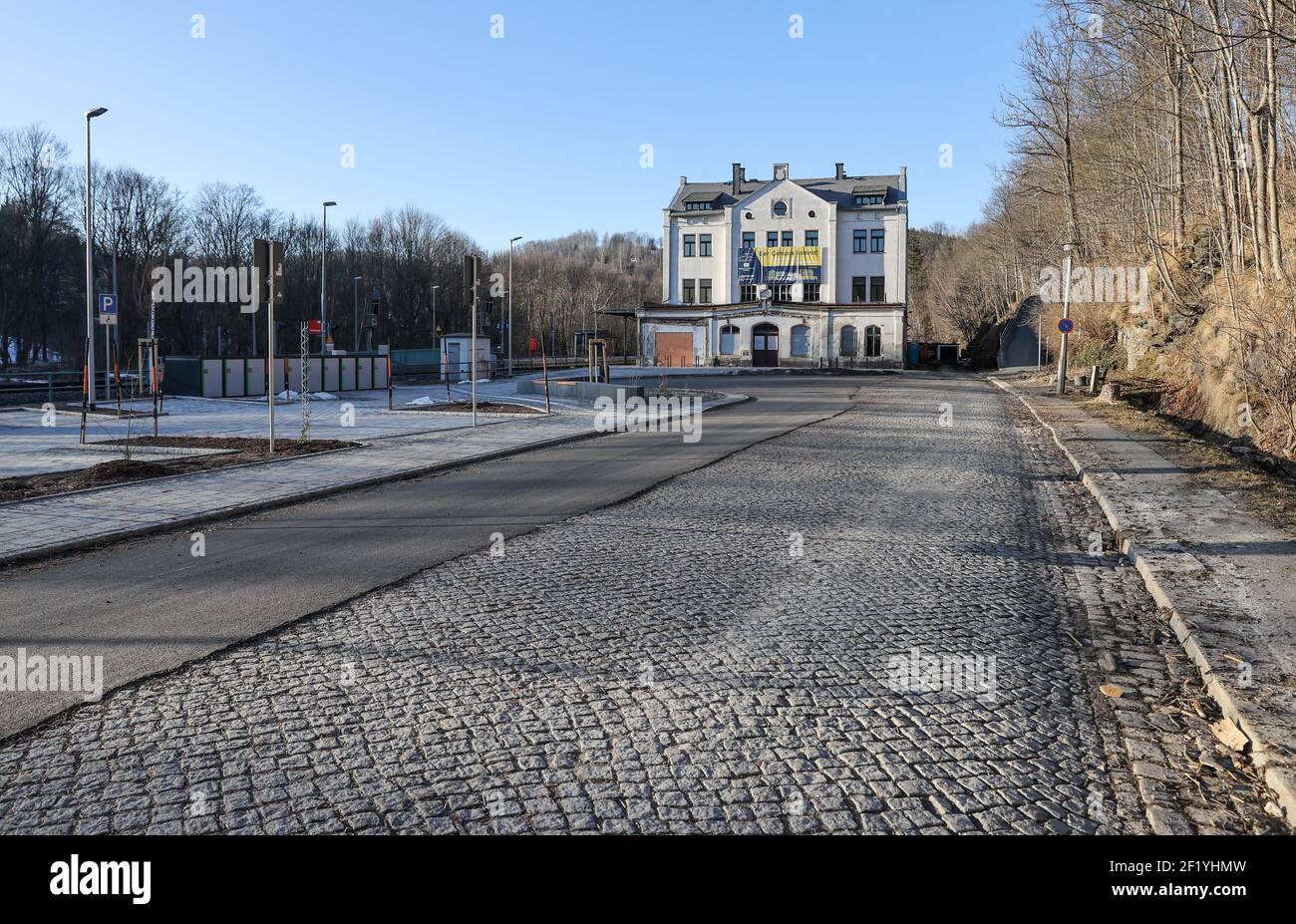 01 March 2021 Saxony Annaberg Buchholz A Banner The Campus Is 01 March 2021 Saxony Annaberg Buchholz A Banner The Campus Is