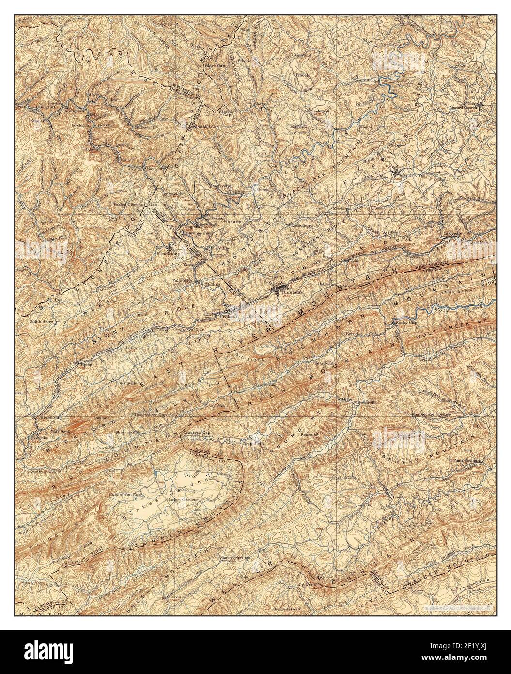 Map of pocahontas hires stock photography and images Alamy