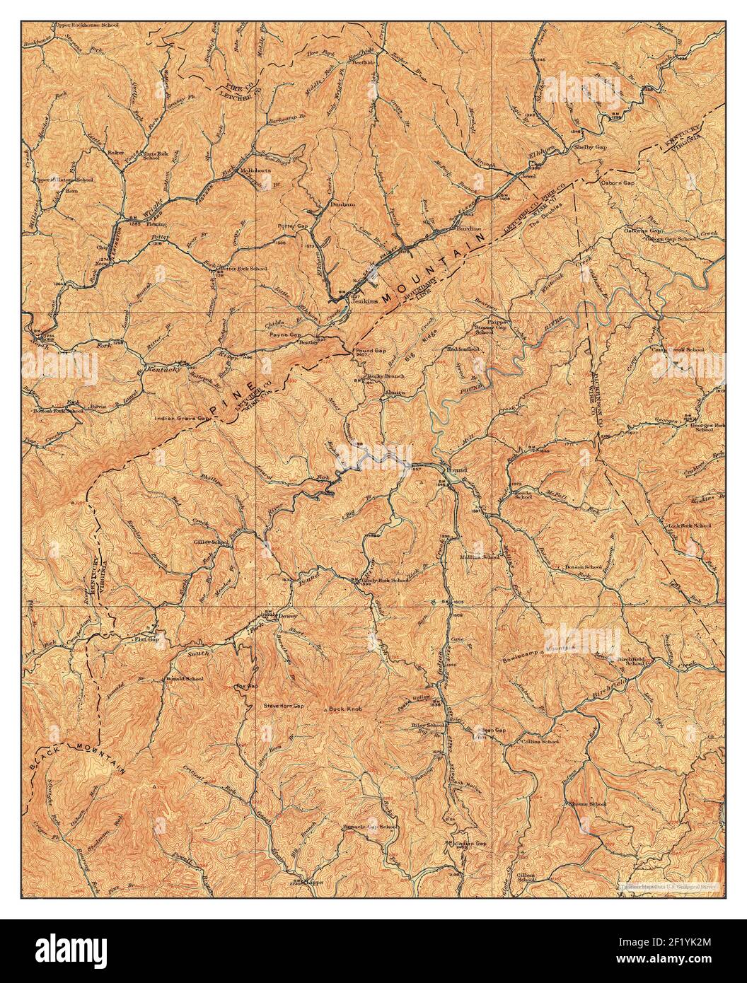 Map of pound virginia hires stock photography and images Alamy
