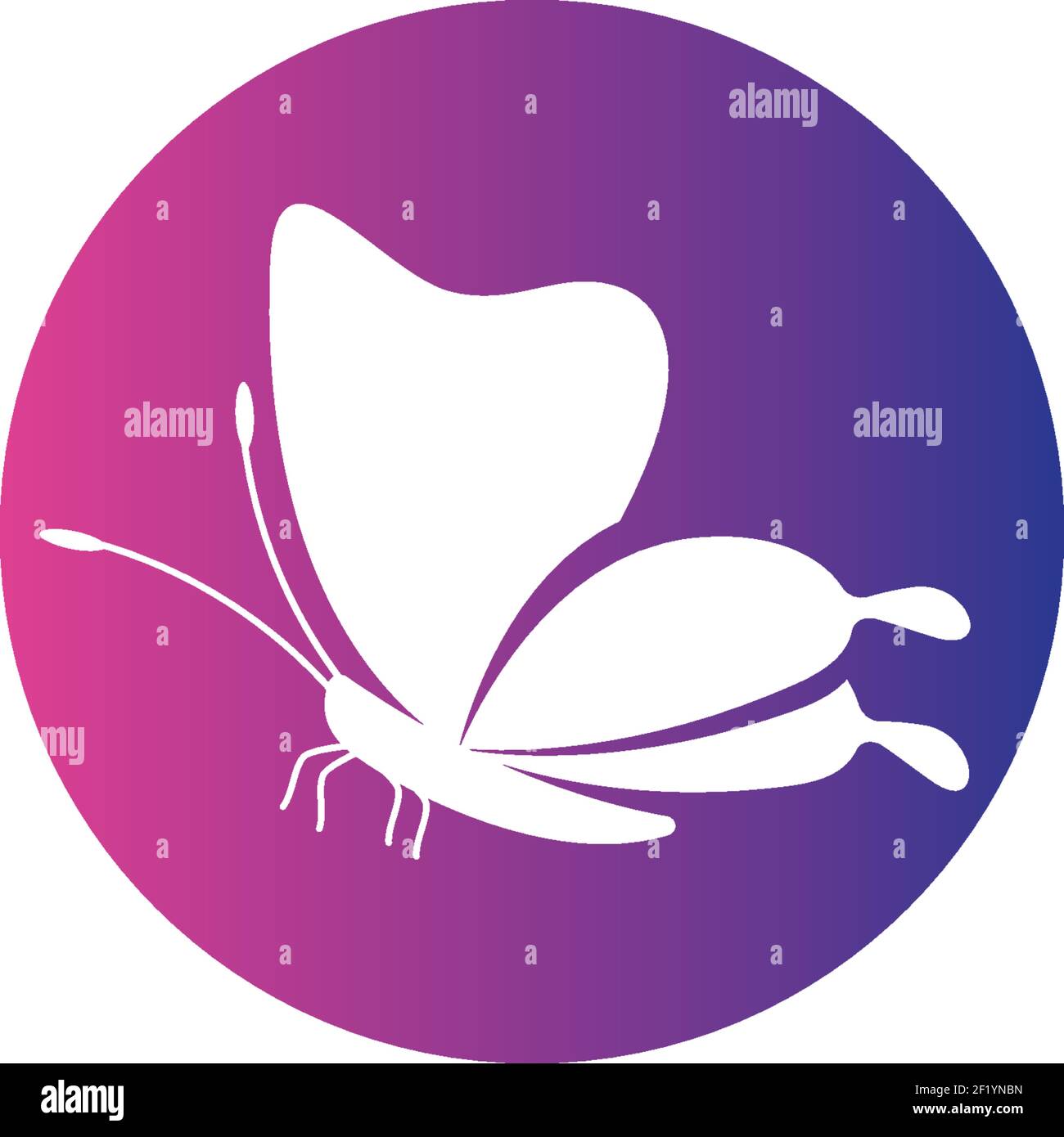 Butterfly logo template vector icon illustration design Stock Vector ...