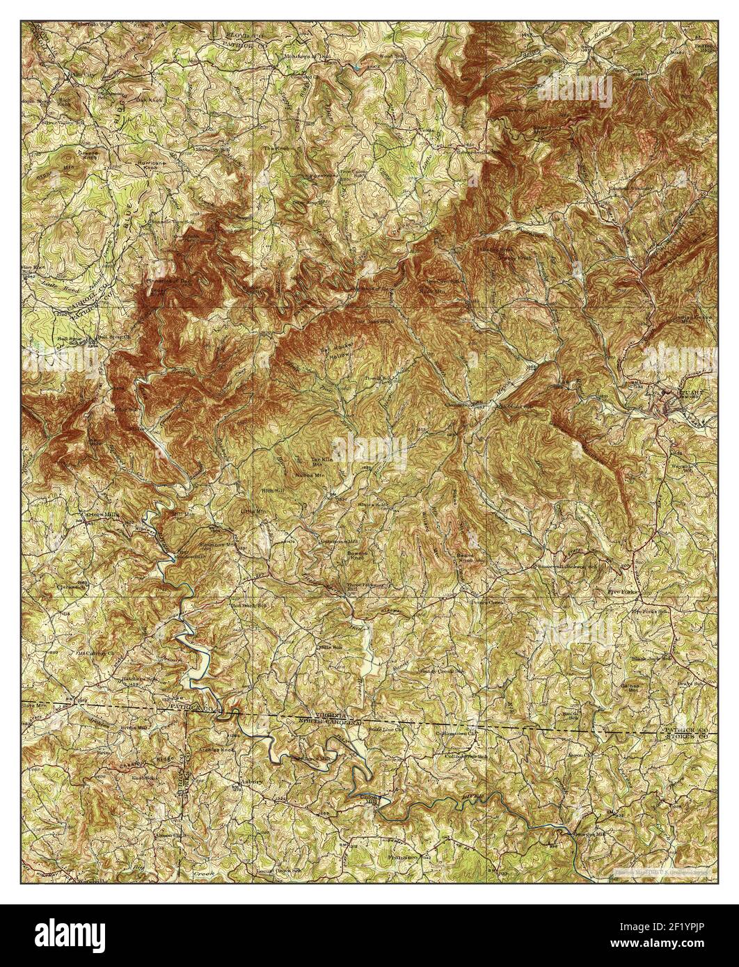 Stuart, Virginia, map 1931, 162500, United States of America by