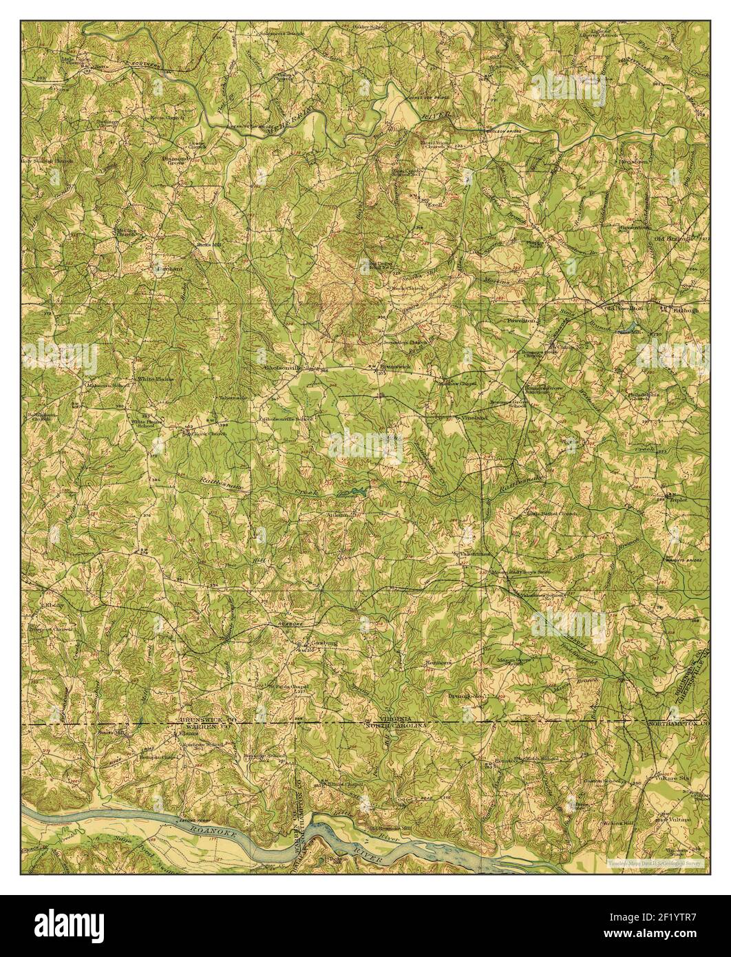 White Plains, Virginia, map 1920, 162500, United States of America by