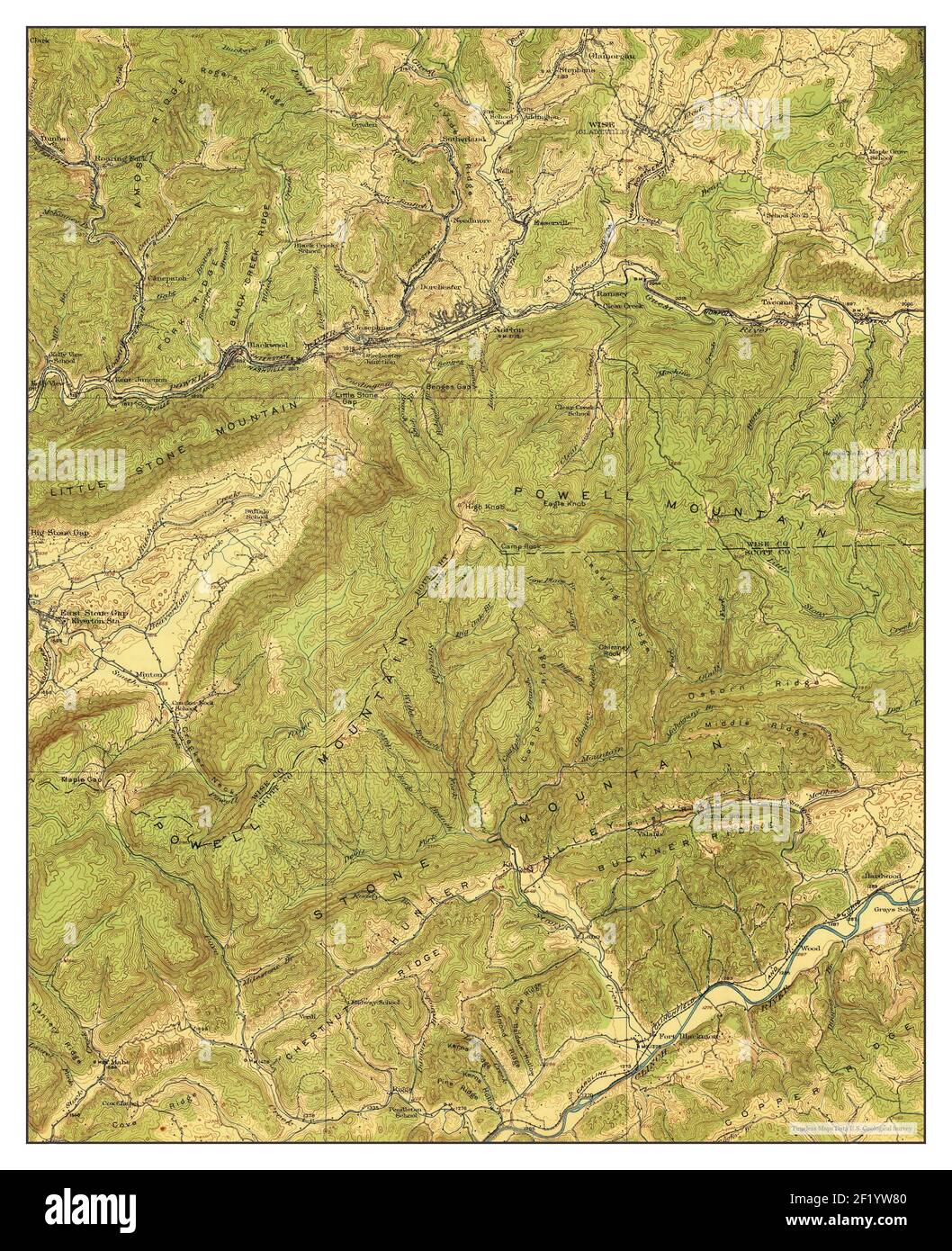 Wise Virginia map 1921 1 62500 - Wise Virginia Map 1921 162500 United States Of America By Timeless Maps Data Us Geological Survey 2F1YW80