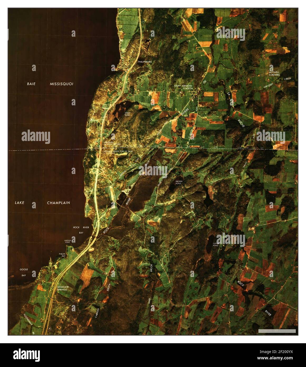 Highgate Springs Port Of Entry, Vermont, map 1977, 125000, United
