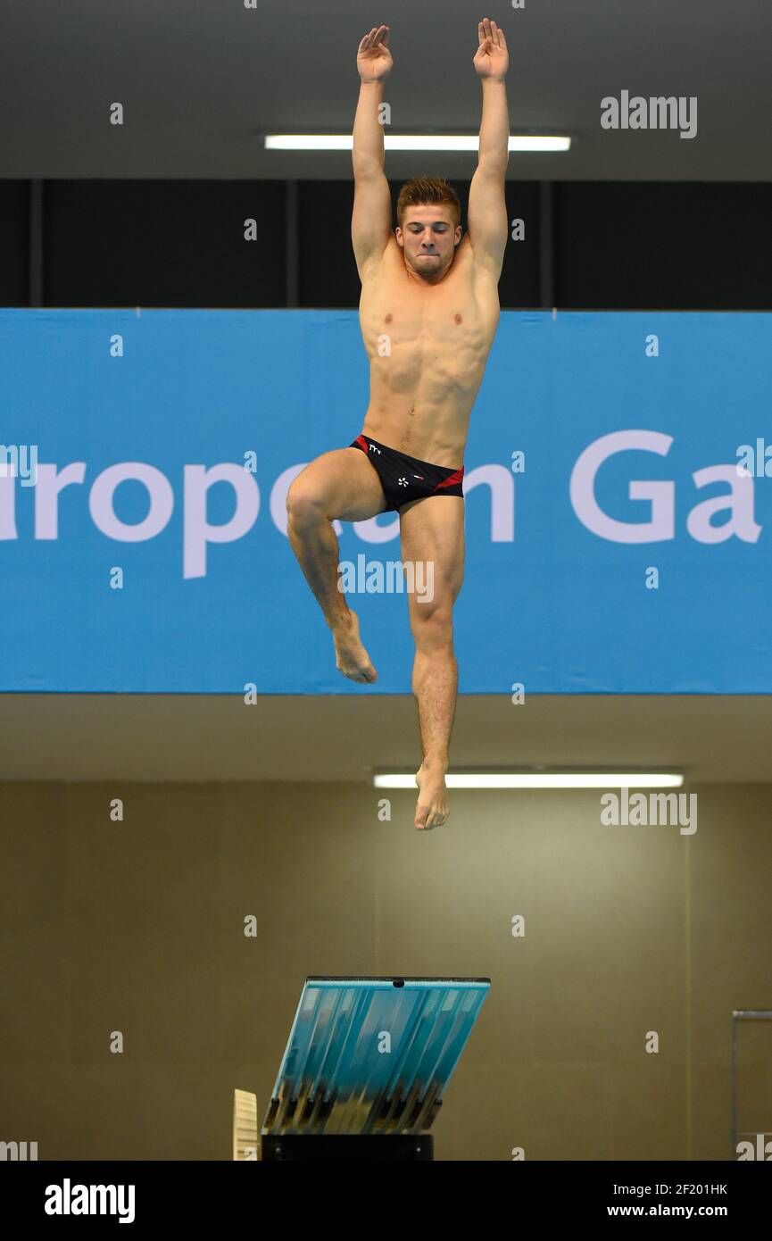 Alexis Jandard of France compete in Diving Men's 3m Springboard during
