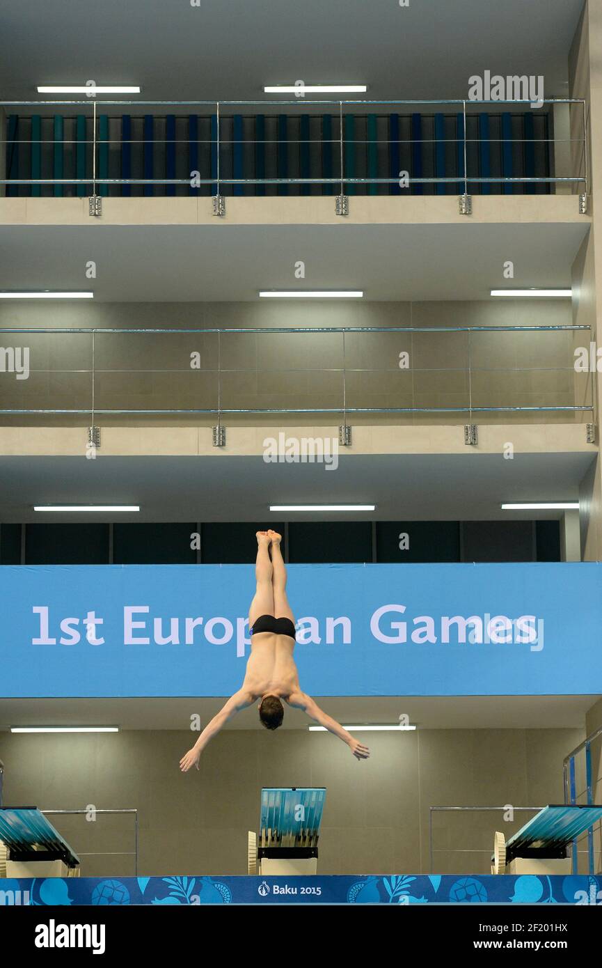 Illustration in Diving Men's 3m Springboard during the 1st European ...