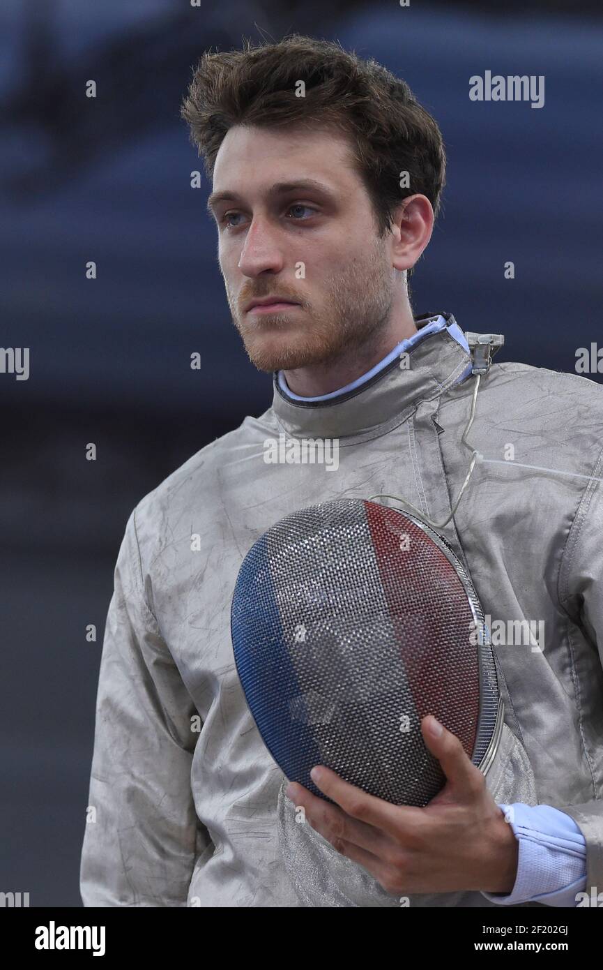 Nicolas Rousset of France competes in Fencing Men's Sabre Individual ...