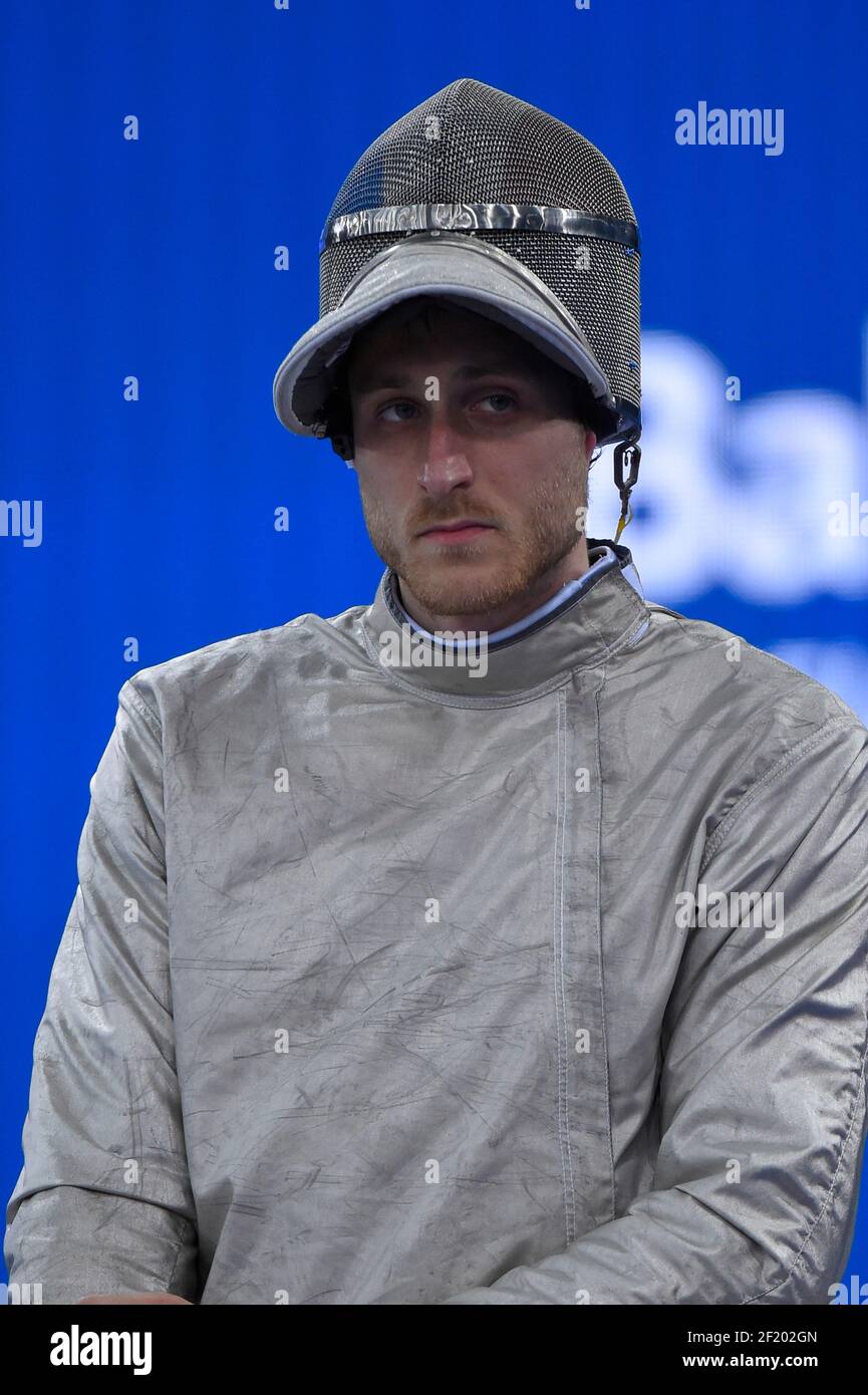 Nicolas Rousset of France competes in Fencing Men's Sabre Individual ...