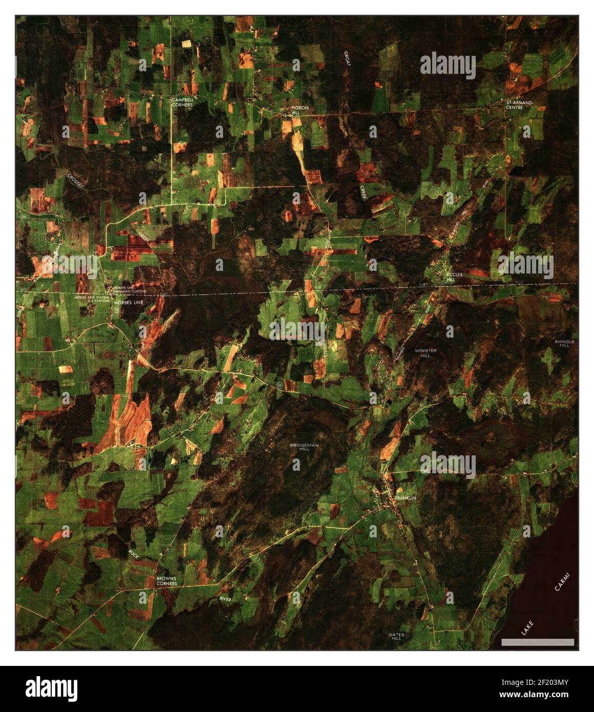 Morses Line Station, Vermont, map 1977, 125000, United States of