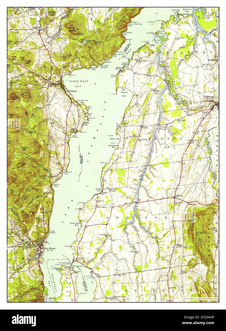 Port henry map Cut Out Stock Images & Pictures Alamy
