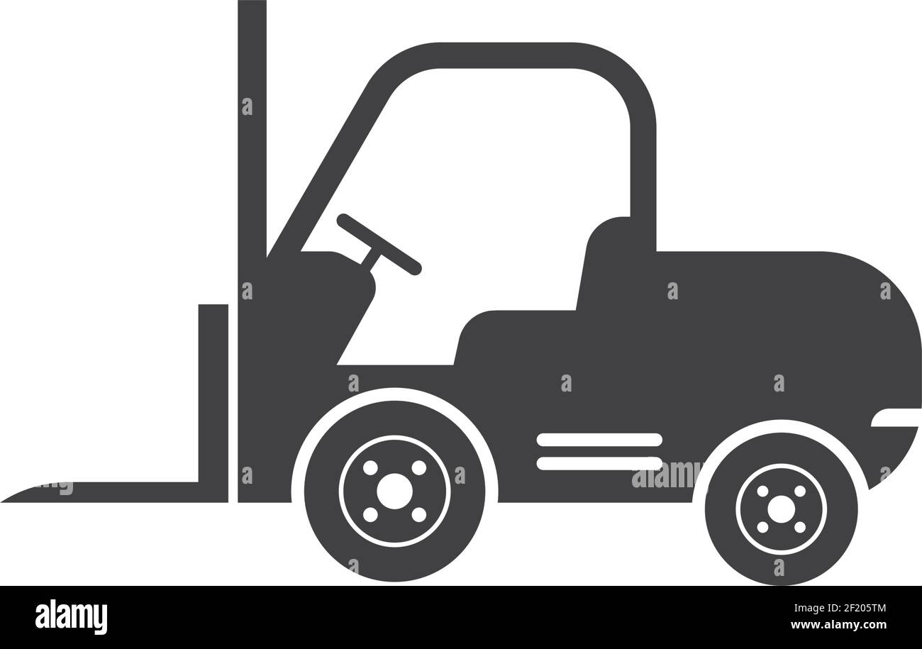 forklift icon vector illustration design template Stock Vector Image