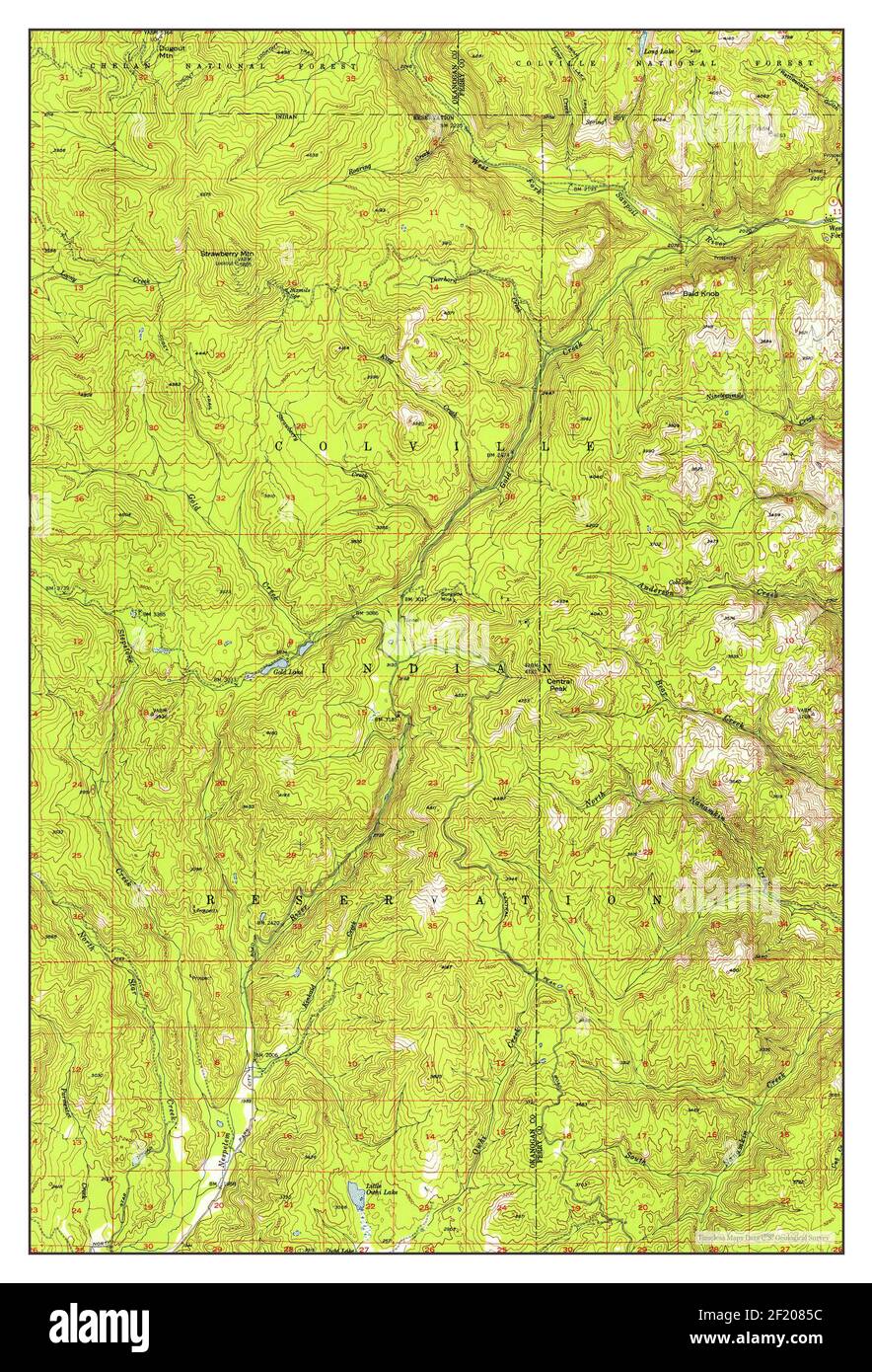 Bald Knob, Washington, map 1953, 1:62500, United States of America by ...