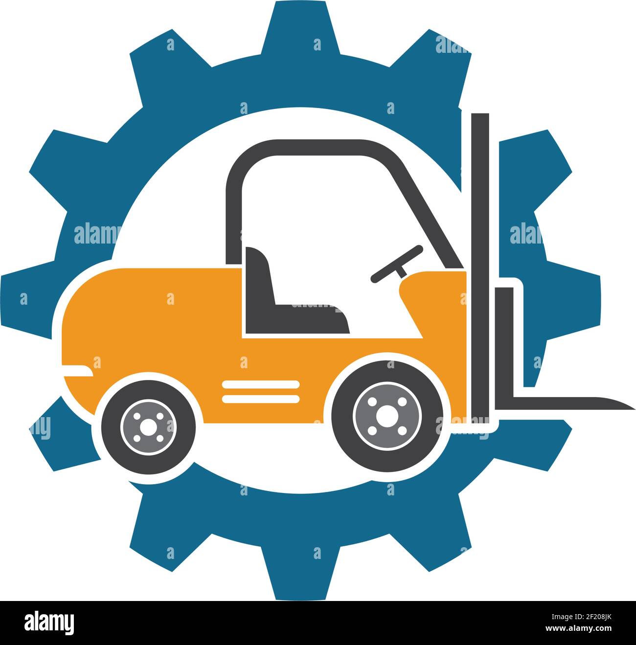 forklift icon vector illustration design template Stock Vector Image