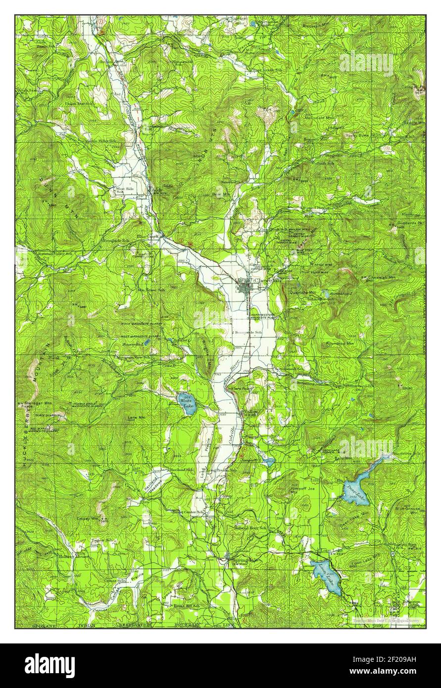 Map of chewelah washington hires stock photography and images Alamy