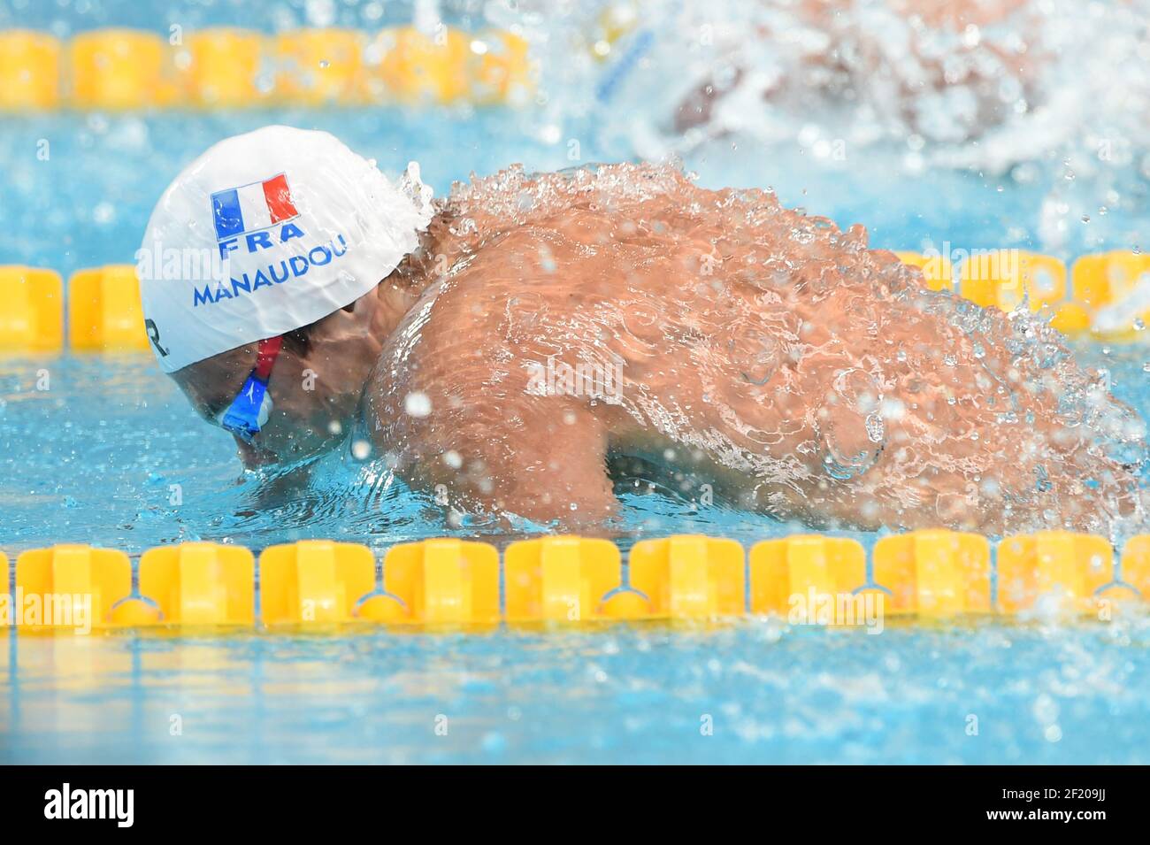 Florent Manaudou (FRA) competes on Men's 50 m Butterfly during the 16th Fina World Championships 2015, in Kazan, Russia, Day 10, on August 2, 2015 - Photo Stephane Kempinaire / KMSP / DPPI Stock Photo