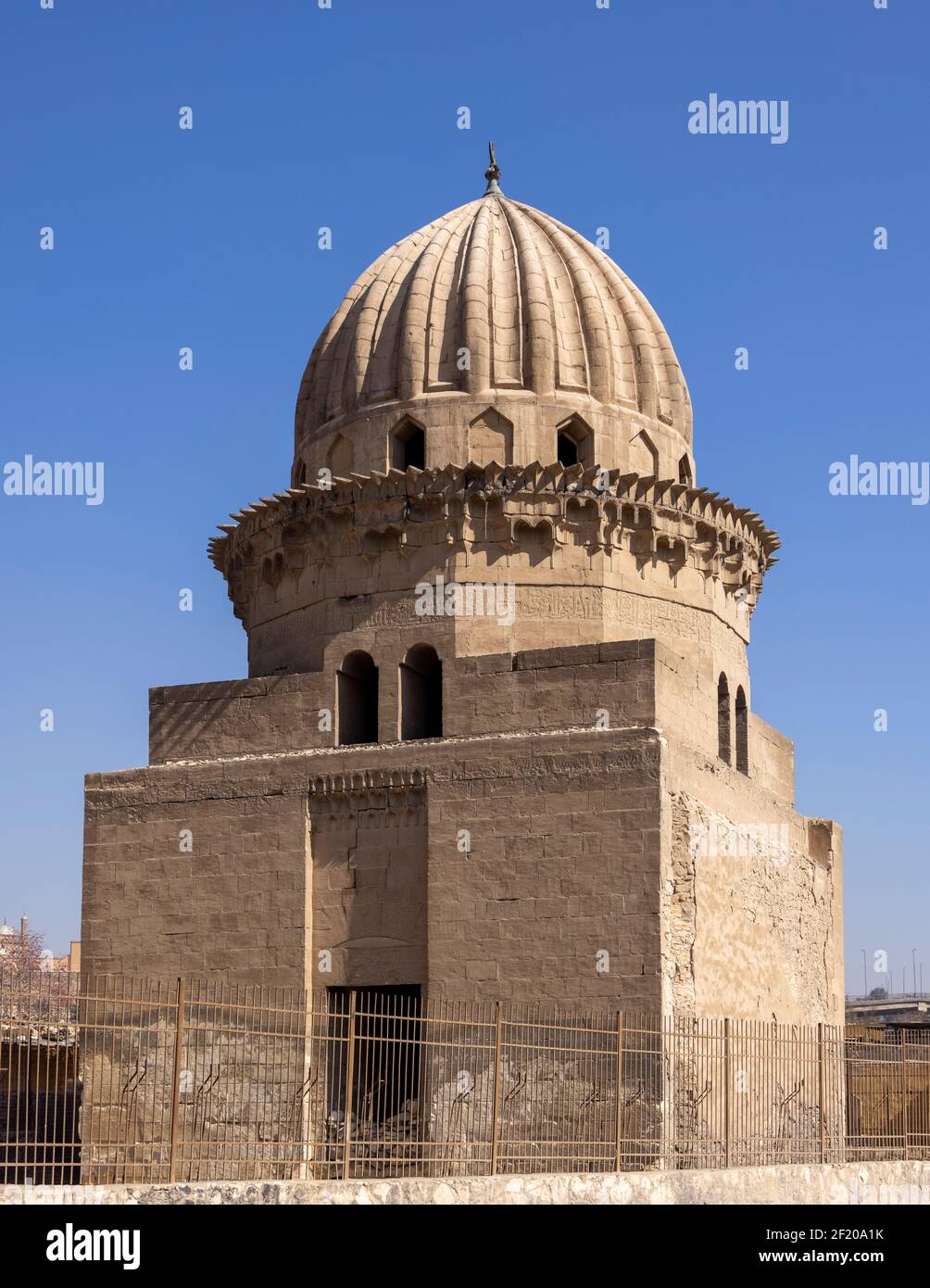 Amir Tankizbugha Mausoleum, southern cemetery, Cairo, Egypt Stock Photo