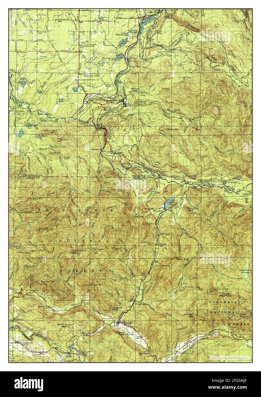 Map of eatonville hires stock photography and images Alamy