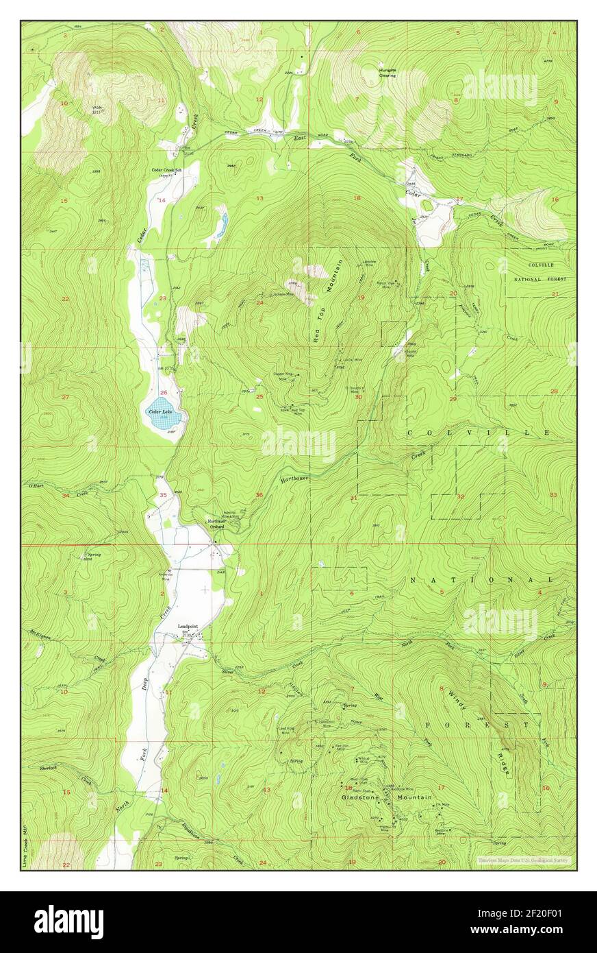 Leadpoint, Washington, map 1952, 1:24000, United States of America by Timeless Maps, data U.S. Geological Survey Stock Photo