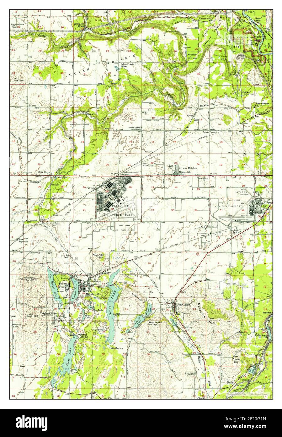 Medical lake map Cut Out Stock Images & Pictures Alamy