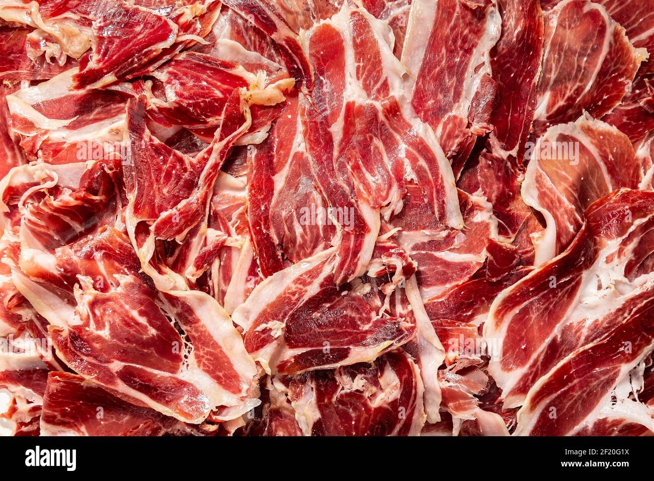 Jamon Iberico background Stock Photo