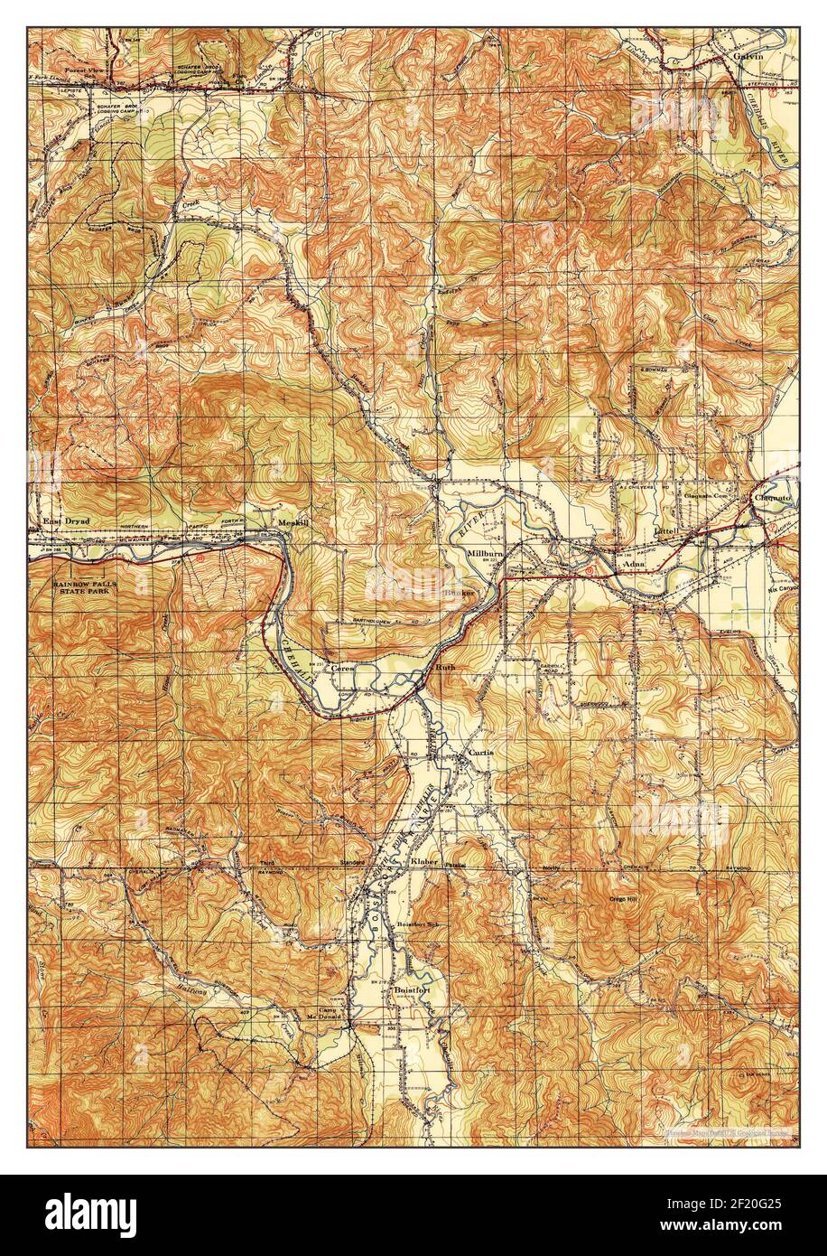 Meskill, Washington, map 1941, 1:62500, United States of America by ...