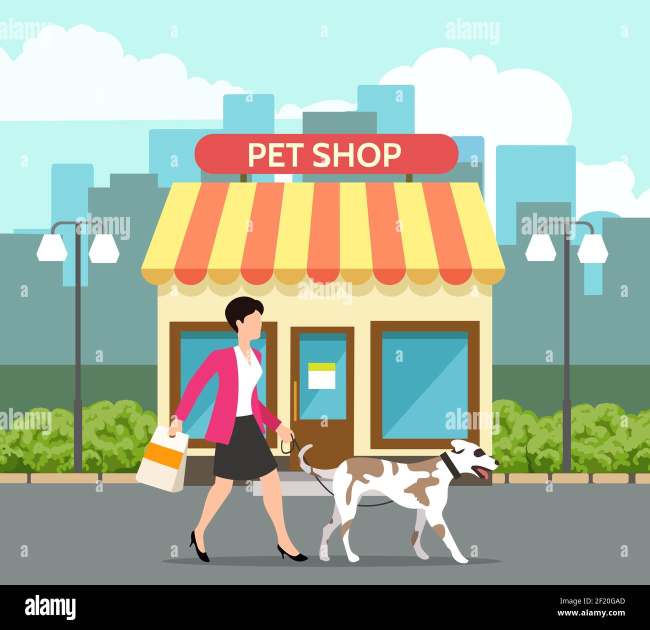 Pet shop building Stock Vector Image & Art Alamy
