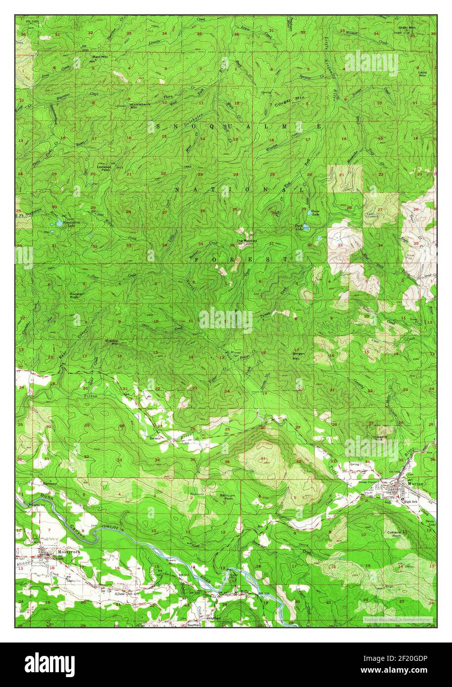Morton washington state map Cut Out Stock Images & Pictures Alamy