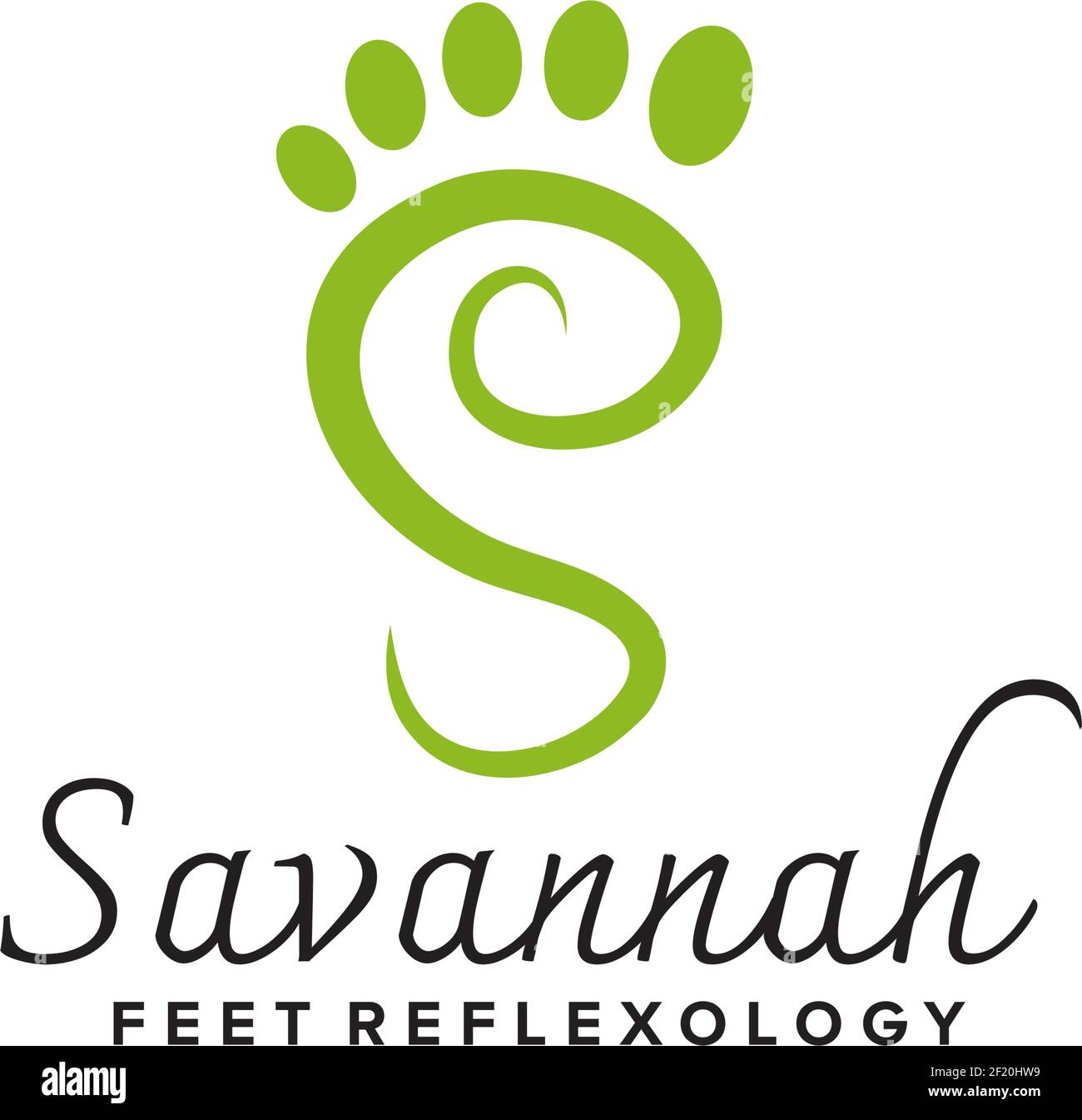 Reflexology relaxation Stock Vector Images Alamy