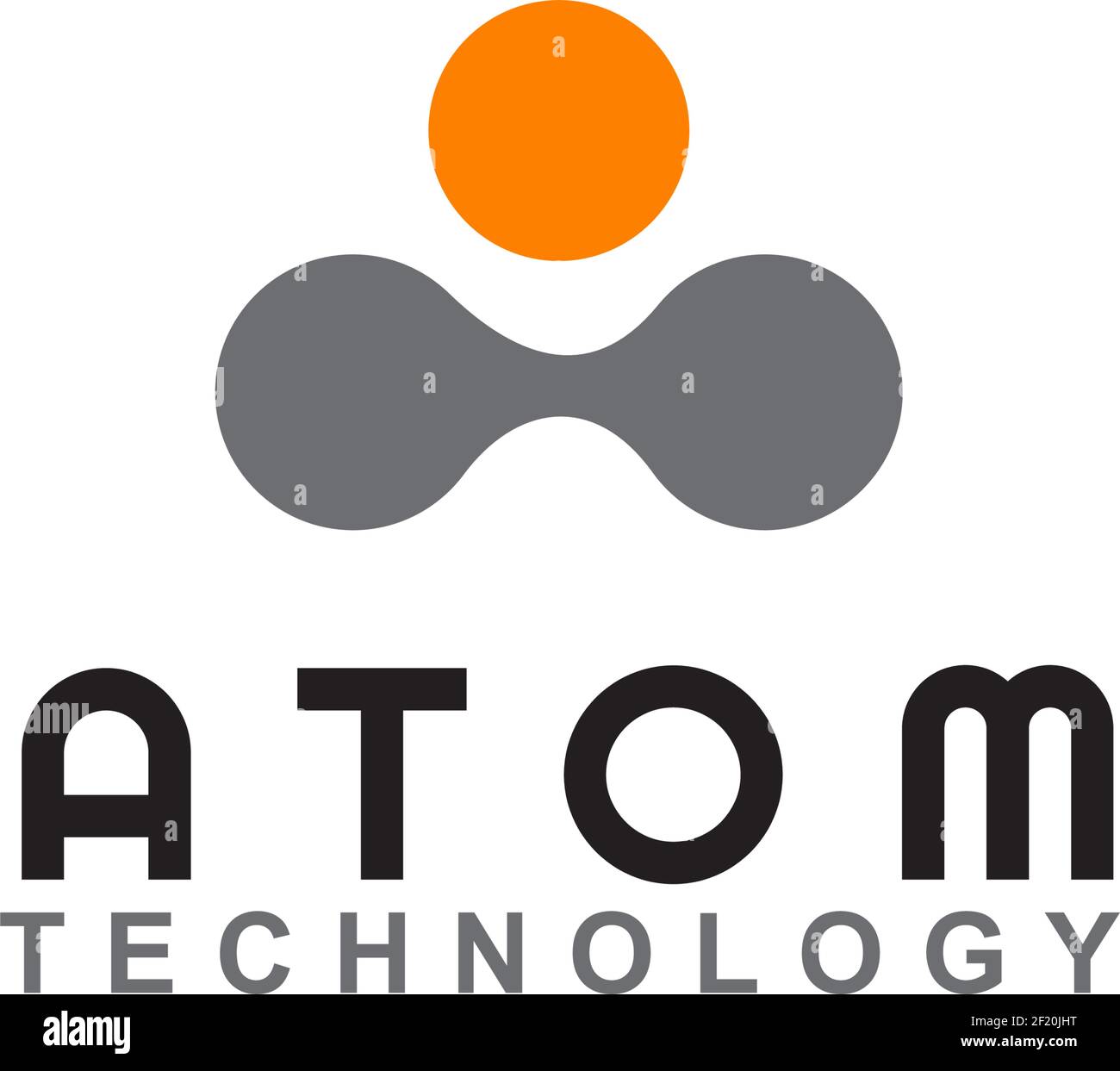 Atom technology logo design vector template Stock Vector Image & Art ...