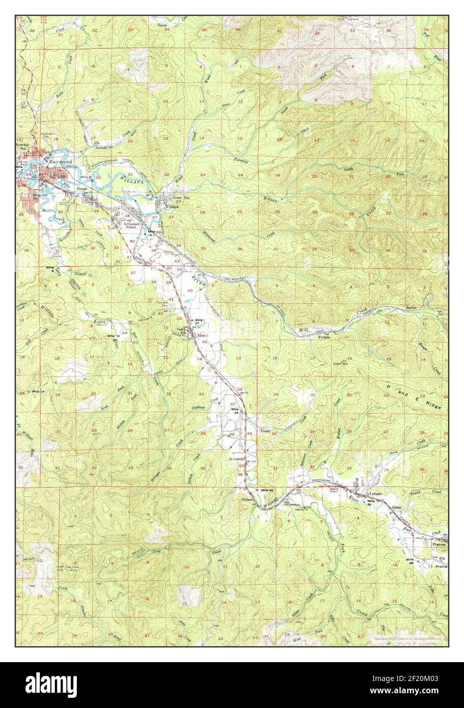 Map of raymond washington Cut Out Stock Images & Pictures Alamy