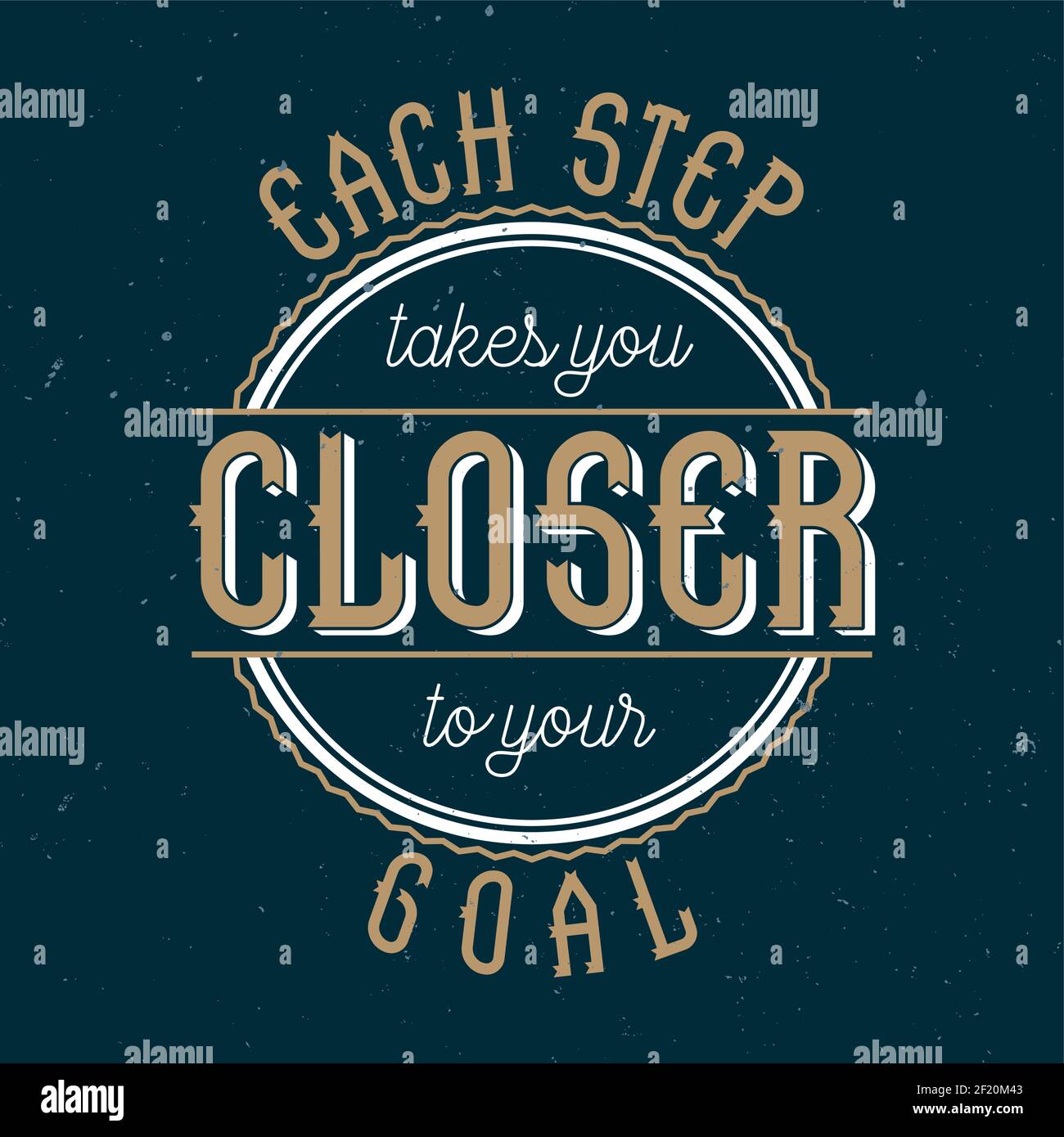 Motivational poster. Inspirational quote design Stock Vector Image ...