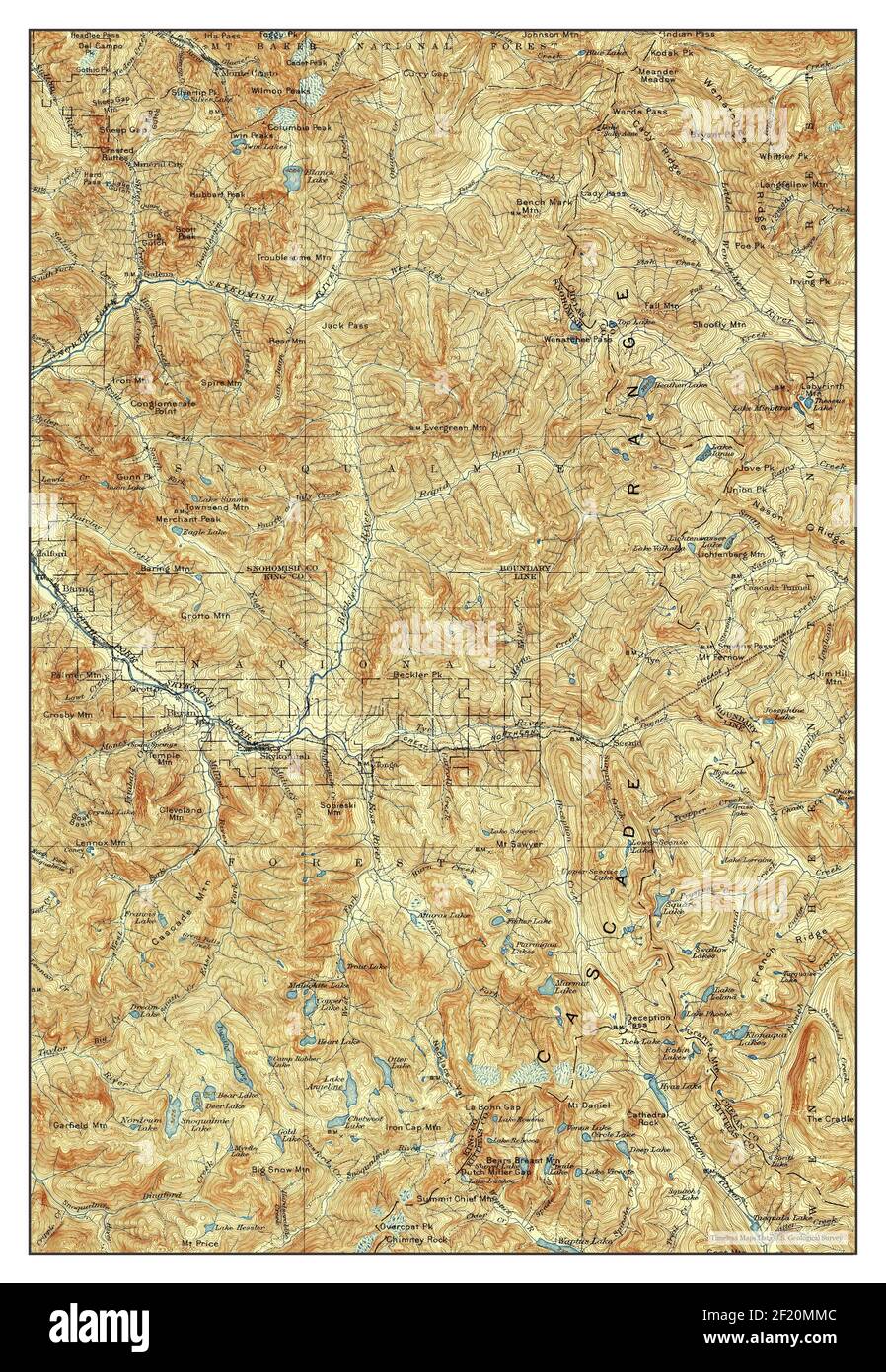 Skykomish, Washington, map 1905, 1125000, United States of America by Timeless Maps, data U.S