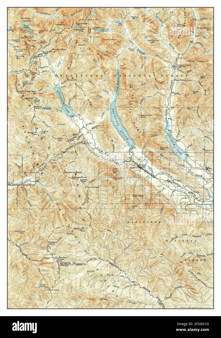 Snoqualmie, Washington, map 1903, 1125000, United States of America by