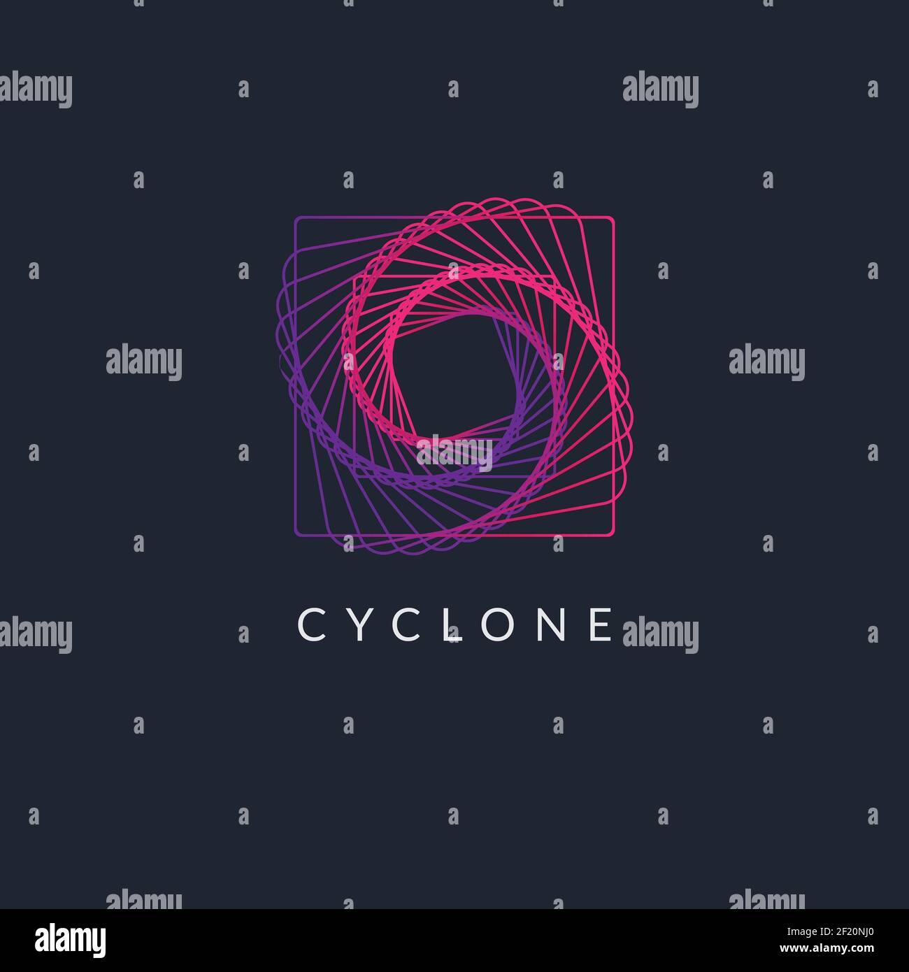 Geometric line art minimal logo design, gradient shapes and abstract ...