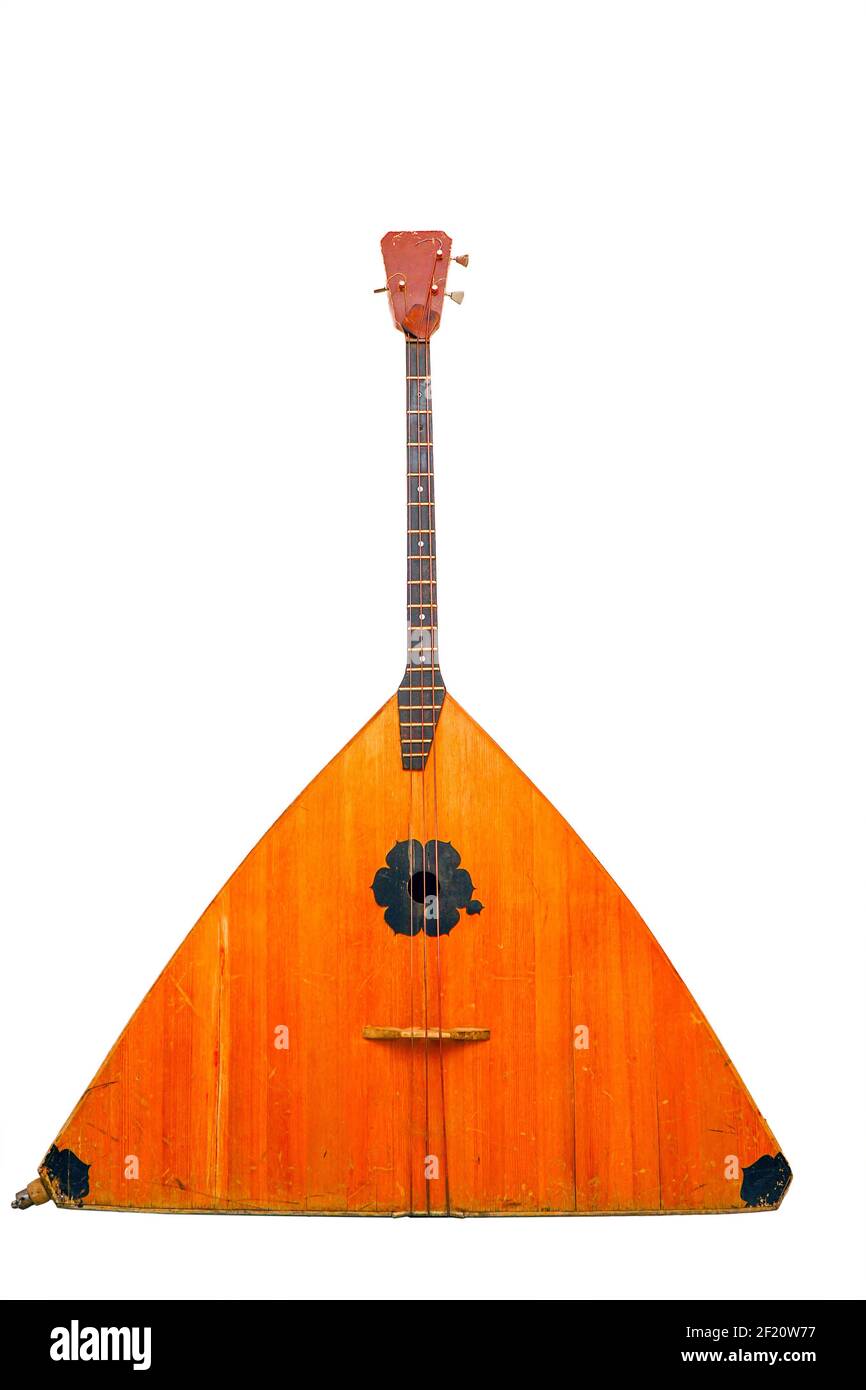 Russian triangular plucked string sales instrument