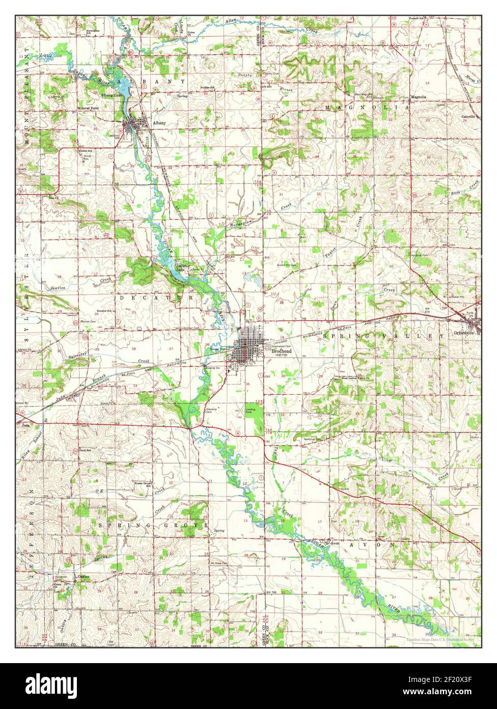 Brodhead map hires stock photography and images Alamy