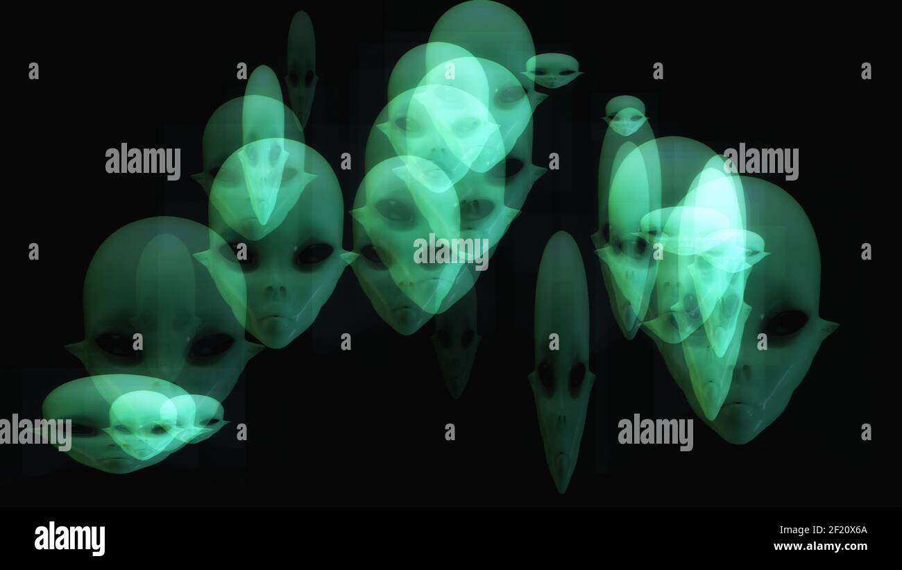 Alien with many eyes hi-res stock photography and images - Alamy