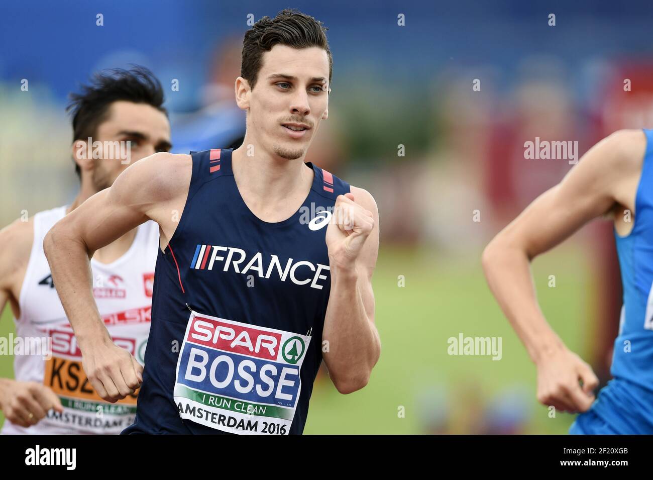 Midler Af storm bue France's Pierre-Ambroise Bosse competes in 800m during the Athletics  European Championships 2016, in Amsterdam, Netherlands, day 3, on July 8,  2016 - Photo Philippe Millereau / KMSP / DPPI Stock Photo - Alamy