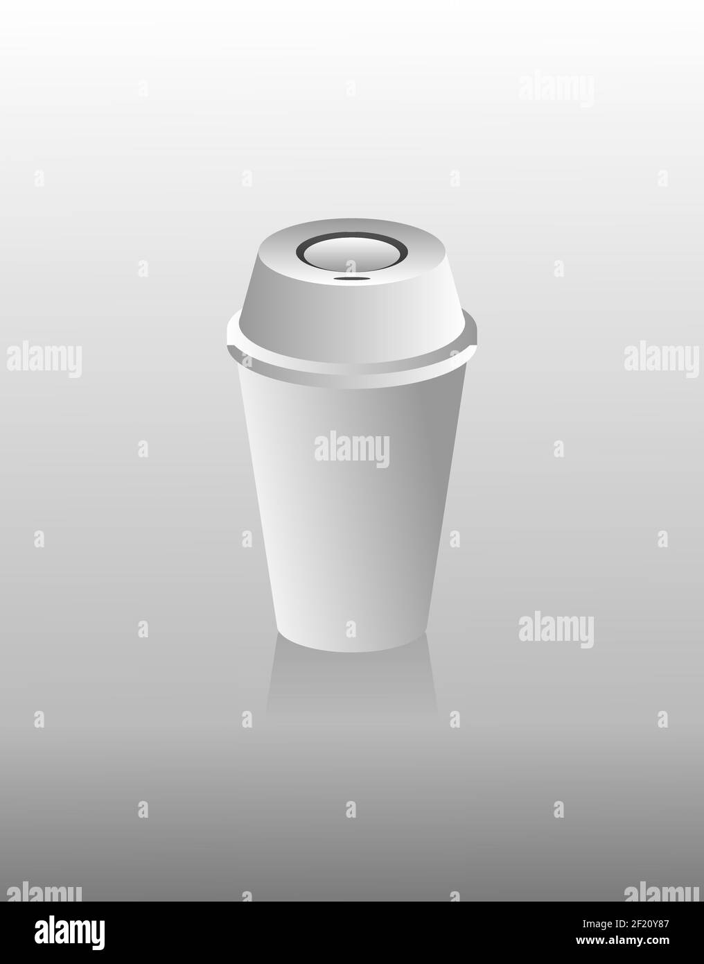 Cups Coffee Paper Realistic Takeaway Cup With Plastic Cap Blank Brown White  And Black Container With Lid For Morning Latte Mocha Cappuccino Hot Drinks  Package Mockup Vector Isolated Set Stock Illustration 