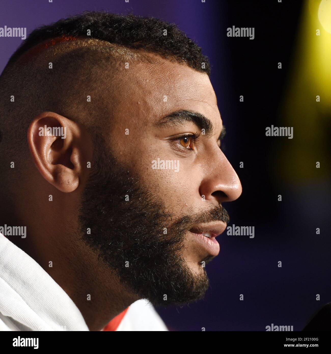 French volleyball player Earvin N'Gapeth at Club France during the 
