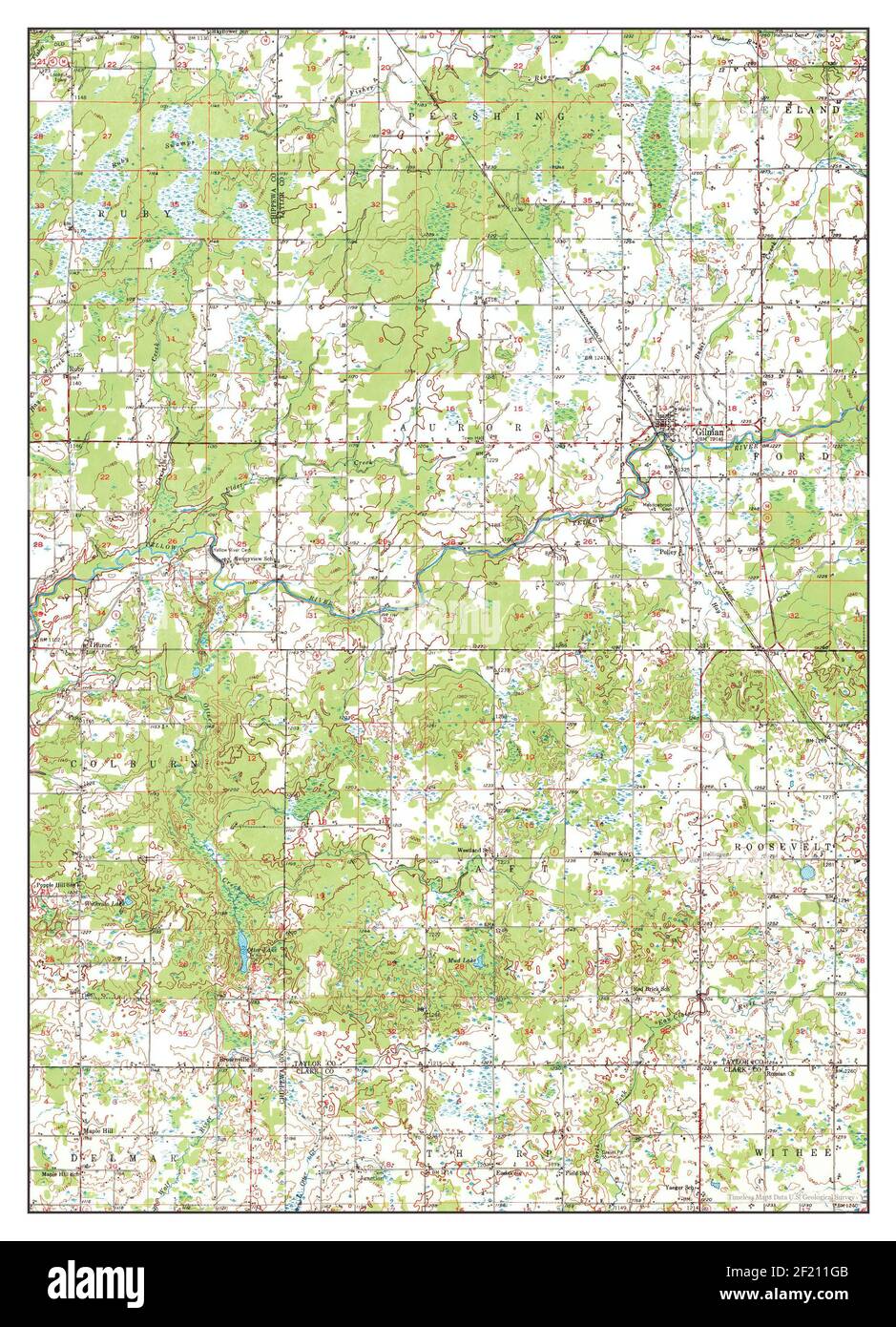 Map of gilman Cut Out Stock Images & Pictures Alamy