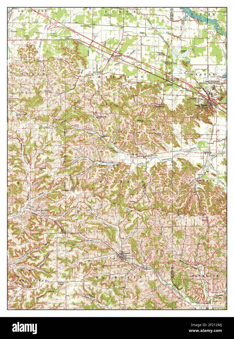 Map of kendall hires stock photography and images Alamy