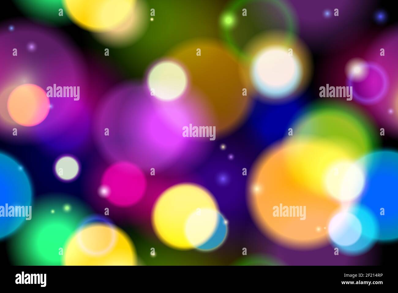 Abstract Christmas Lights Seamless background Vector Illustration Stock ...