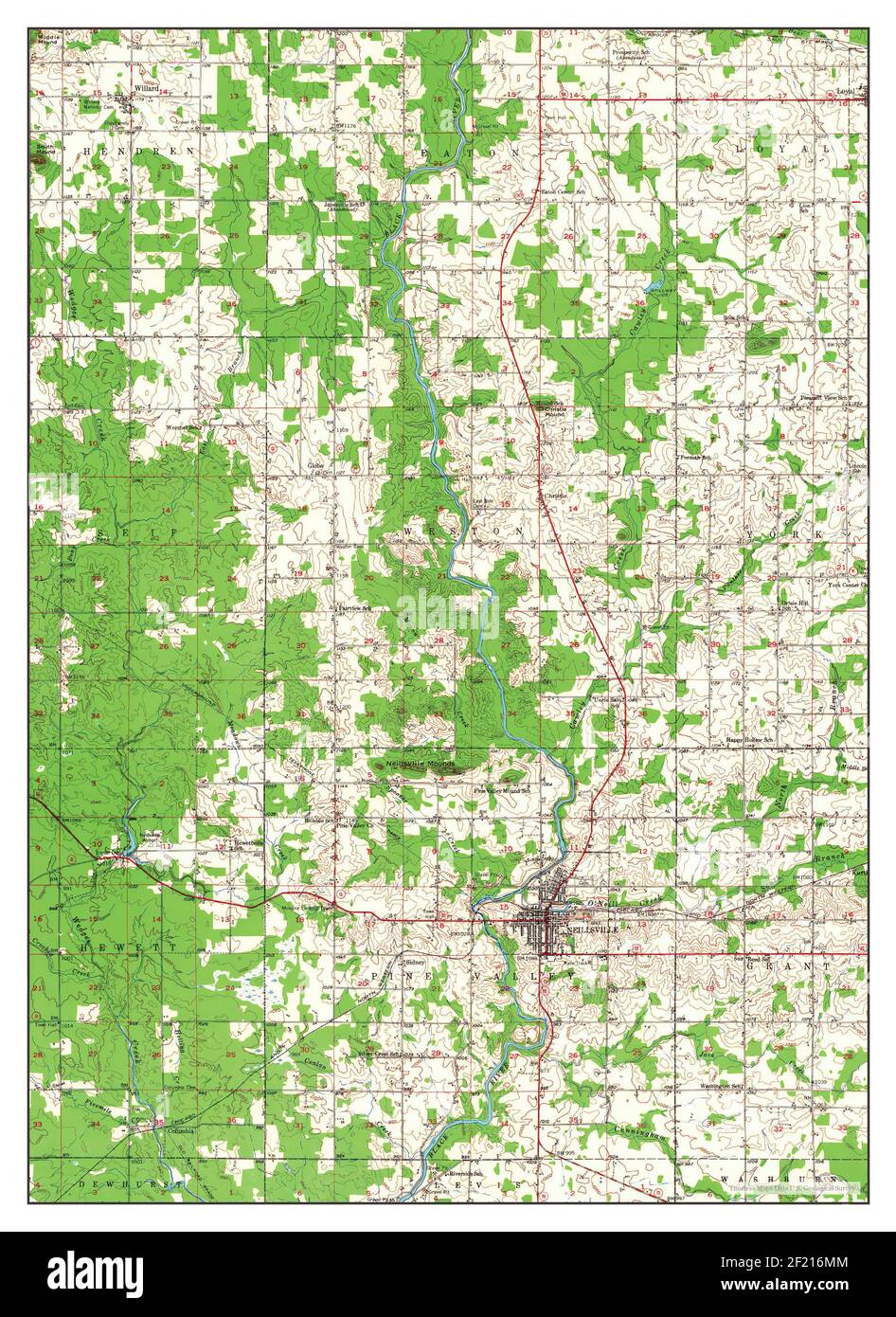 Neillsville map Cut Out Stock Images & Pictures Alamy
