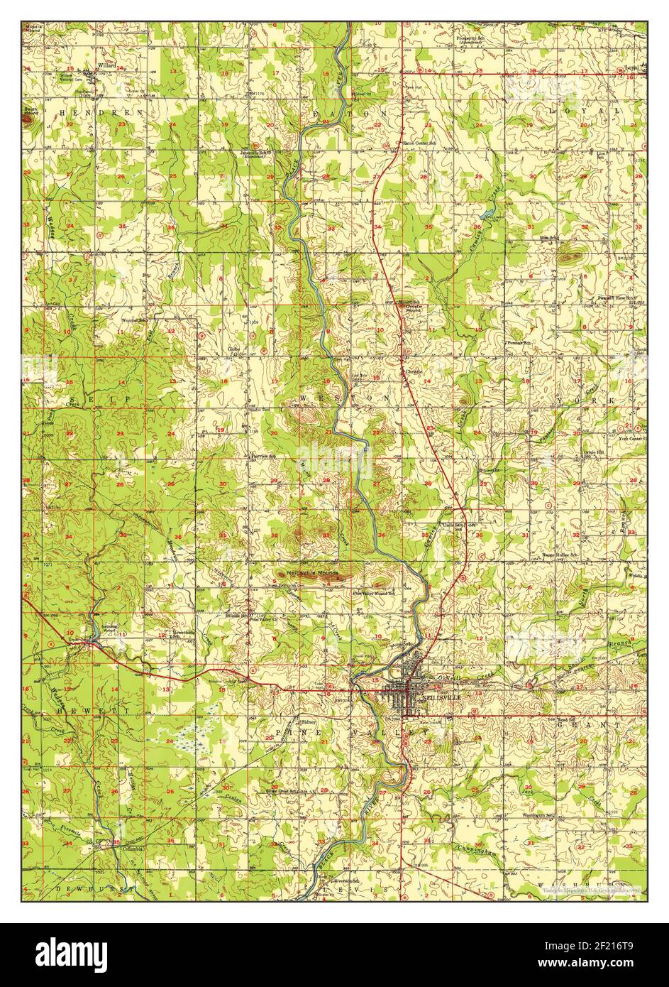 Map of neillsville wisconsin hires stock photography and images Alamy