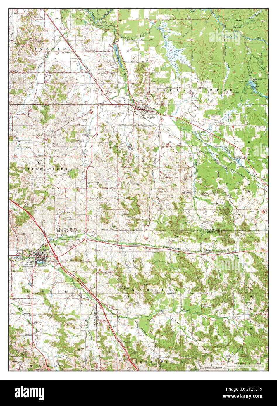 Osseo wisconsin map High Resolution Stock Photography and Images Alamy